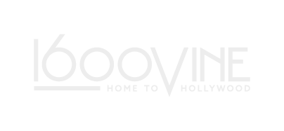 The image features the text "1600VINE HOME TO HOLLYWOOD" prominently displayed.